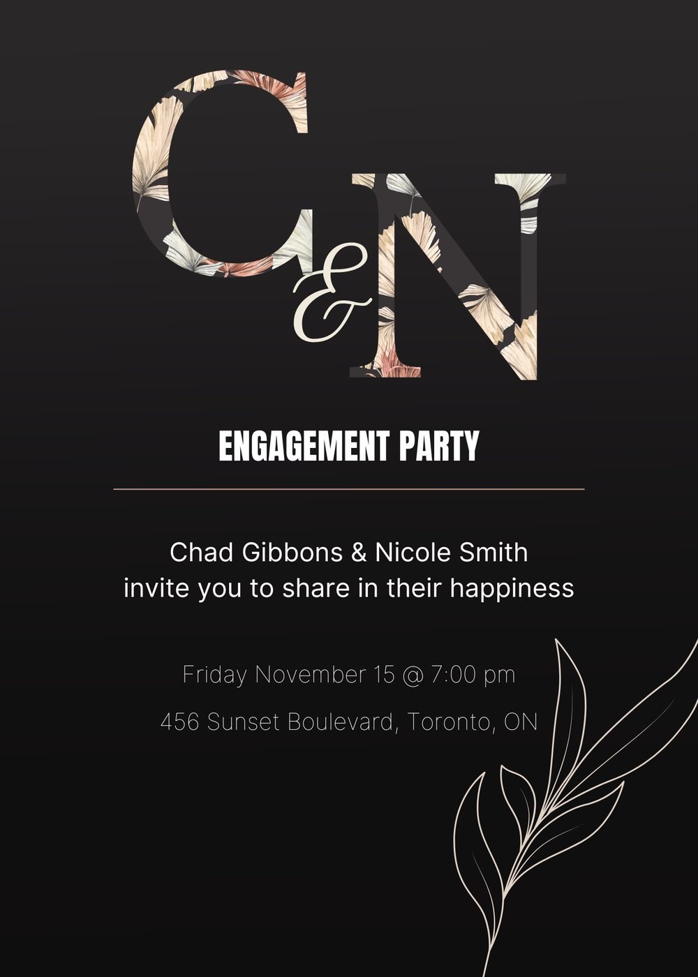 Engagement Party Invitation
